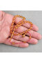 Fire Amber Beads with Cutting System, Ankle Length 5X8Mm, Rosary Yellow - 3
