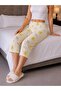 Women's 100% cotton combed relax fit capri pajama bottoms