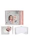 Top Model Silver Glitter Beauty Notebook and Ballpoint Pen Set - Hidden Mirror Design Daily Diary Pink