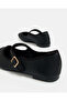 Women Black Textile Ballerinas - 4