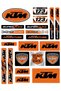 Ktm Sticker Seti 22x30 cm - 2