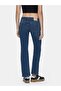 Roxy Z Low Waist Pipe Leg Mid Indigo Jean Pants - 3