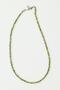 Canadian Jade Faceted Pendant – 4 mm – Stainless Steel - 2