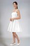 Girl's White Crepe Evening Dress with Stone Striped Strap Detail and Gipe Back, Graduation Dress for Ages 11-15 - 4