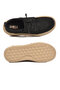 Black Linen Men's Casual Shoes Wood m - 5