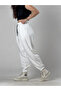Bürümcük White Women's Pleated Jogger Pants Coc3256 - 3