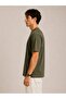 2-Pack Unisex Beige-Khaki Oversize T-Shirt Set - Crew Neck Basic T-Shirt - 4