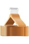 Wooden Hangers, Natural Wood Clothes Hangers, Wooden, 45 cm, Set of 20