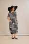 Women's Pocket Detailed Viscose Combed Cotton Black Stylish Combed Cotton Dress - 6
