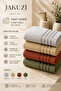 4 Pieces of Colorful Striped 50X90 cm Cotton Soft Absorbent Bath Hand Towels - 3