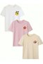 Unisex Men'S/Women's 3-Piece Summer Fruit Custom Printed Oversize Cotton Crew Neck T-Shirt T-Shirt - 6
