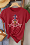 7 Chakra Symbol Printed Women's Cotton T-Shirt