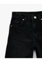 Girl's Cotton Loose Fit Denim Trousers
