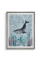 Serene Marine Life Kids Wall Art | Portrait Framed Canvas Print | Luxury Modern Decor for Kids Room - 2