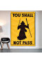 You Shall Not Pass – Gandalf Wall Covering Wall Tapestry First Quality Satin Fabric Poster