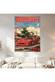 Ferrari F40 Wall Covering Wall Tapestry First Quality Satin Fabric Poster - 2
