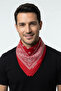 Unisex Red Shawl Patterned Scarf |   Daily Hair Accessory, Neck Gaiter, and Outdoor Bandana - 3