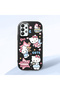 Samsung Galaxy A33 Compatible Case Camera Protector Black Silicone Couple Phone Case Kitty Patterned