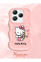 Infinix Hot 40 Compatible Case Camera Protector Pink Silicone Couple Phone Case Kitty Pattern - 2