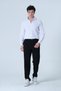 10XL 100% Cotton Relaxed Fit Summer White Men's Shirt - 6