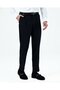 Slim Fit Double Leg Pleated Trousers Black T20130-01