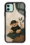 iPhone 11 Forest Teddy Design Glossy Phone Case