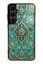 Samsung S25 Fe Turquoise Ottoman Jewel Design Glossy Phone Case