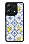 Xiaomi Redmi Note 13 4g Glossy Phone Case with Sapphire Lemon Tiles Design