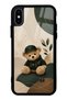 iPhone X Forest Teddy Design Glossy Phone Case