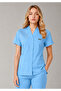 Only Top |   Move Alaska Blue Premium Lycra Scrubs Doctor Nurse Top