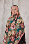Sunshine Series Patterned Cotton Soft Shawl Women's Colorful Shawl - 2
