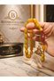 11X14.5 mm Chubby Beyzi Cut German Faturan Amber Prayer Beads – Ottoman Dough, Velvet Finished, Collectible Masterpiece - 6