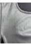 Plus Size Knitted Front Leather Detailed Lycra Women's Trousers - 7