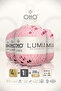 Lumia • Pink-Pink Sequin (9435) • 4-Pack × 50 Gr / 90 m • 3+6 mm Double Size Sequin Knitting Yarn • Blouse, Shawl, Bandana