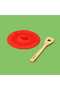 Medium Size Suction Cup Cover - Red - 24 cm - 3