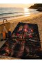 Cotton 3D Printed Special Design 70X140Cm Beach Pool Sea Towel - 2