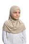 Girl's One-Piece Hijab - Ready-To-Wear Hijab Scarf - Practical Snap-On Hijab |   Flexible Combed Cotton Fabric Daily & Prayer Headscarf (6-11 Years) - 4