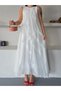 Women's Ruffled Long Bohemian Dress - 2
