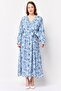 Jeans Women Abstract Print Maxi Dress, Multicolor
