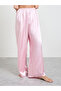 Pink Pack Of 3 - Satin Lace Cami, Robe And Pyjama Set - 5