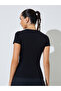 Black Heavyweight Fitted Ribbed T-Shirt - 4