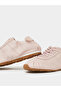Pink Plain Satin Fitted Cuff Sneakers - 3