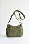 Women's Multi-Compartment Long Cross Strap Clinker Waterproof Fabric Shoulder Bag - 2