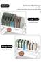 2-Tier Dish Drying Rack, Space Saving Dish Drying Stand for Kitchen Counter, Stainless Steel Dish Drainer with Cups Holder for Dishes, Knives, Spoons, Forks - 2