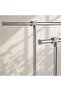 Rio Extendable Double Cloth Rack 89-152x44x94-170cm - Grey - 2