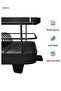 SparkSprout Dish Drying Rack- Space-Saving Dish Rack, Dish Racks for Kitchen Counter, Stainless Steel Kitchen Drying Rack with a Cutlery Holder,12''W x 15''L, Black - 4