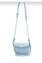 Women's Mini Size Adjustable Strap Knot Detail Shoulder and Crossbody Bag Baby Blue (15*13 cm)