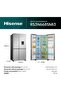 RS3N668SMI3 - Two Door Side by Side 869L Fridge, Non plumbed Water Dispenser, Dual Temp Control Zone, Durable Inverter, 91×71.7×179.5 cm (LxWxH), Silver - 2