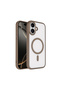 iPhone 17 Case Magsafe Transparent Back Face Camera Raised Silicone Gzst