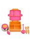 - 3/4 Compartment Grand Lunch Box With Thermos Food Jar - 3